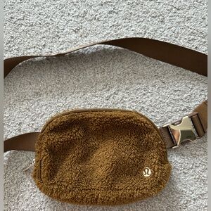 Lululemon Brown Sherpa Crossbody Bag
